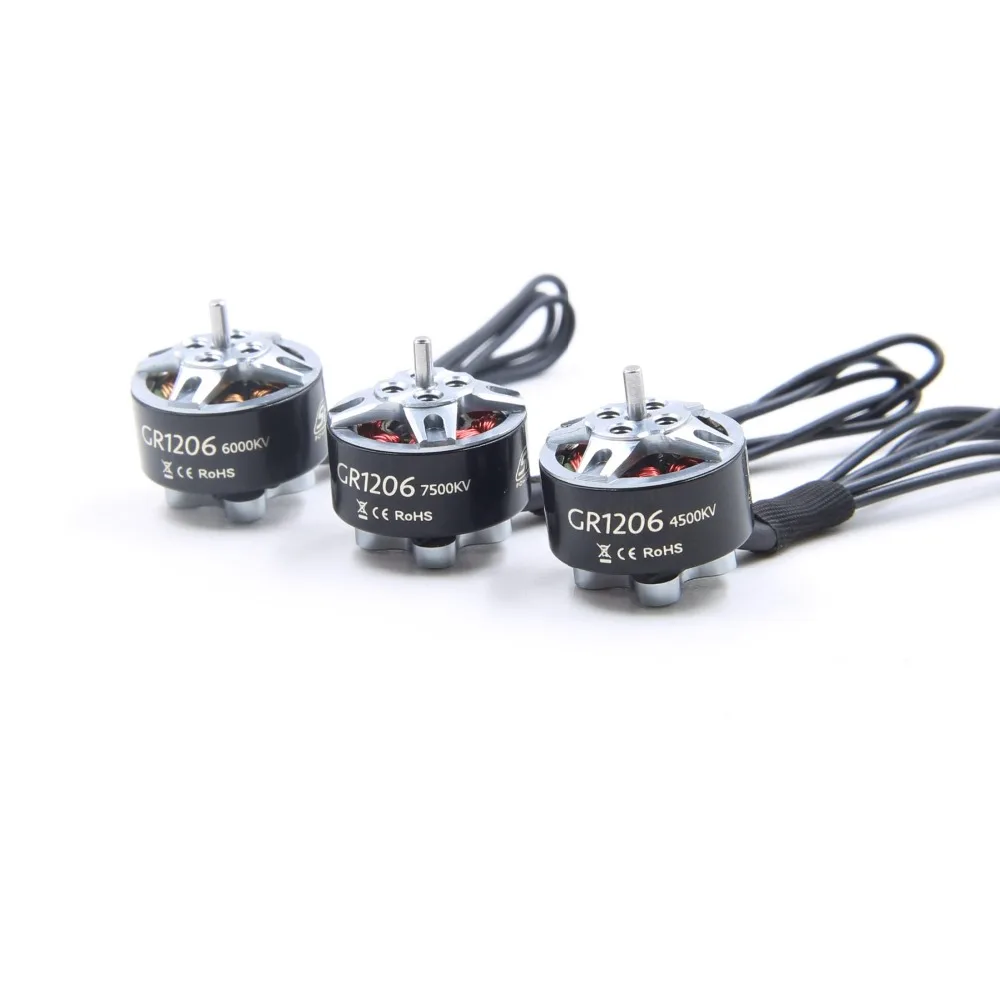 Бесщеточный двигатель GEPRC GR1206 4500KV 6000KV 7500KV для гоночного дрона DIY RC FPV|Детали и