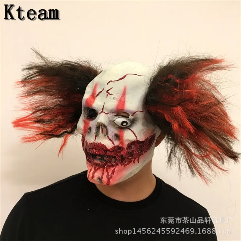 Горячая Распродажа страшно латекс 1990 Стивен Кинг это клоуна Джокера костюм