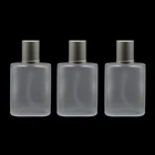 (5 шт.) флакон для духов из матового стекла 30 мл1 унция, флакон-спрей для мороза, флакон для духовпустая флакон для духов 1 унция стекла