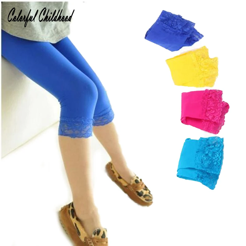 Детские Бархатные кружевные леггинсы для девочек 12 цветов|legging children pants|legging
