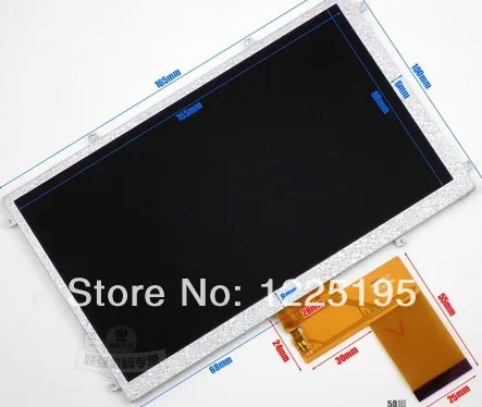 Freelander pd10 100% новый 7 дюймовый ЖК экран RS3 WSN70003A 03 Hannstar 721H 460168 A0|3 inch screen|freelander pd10screen |