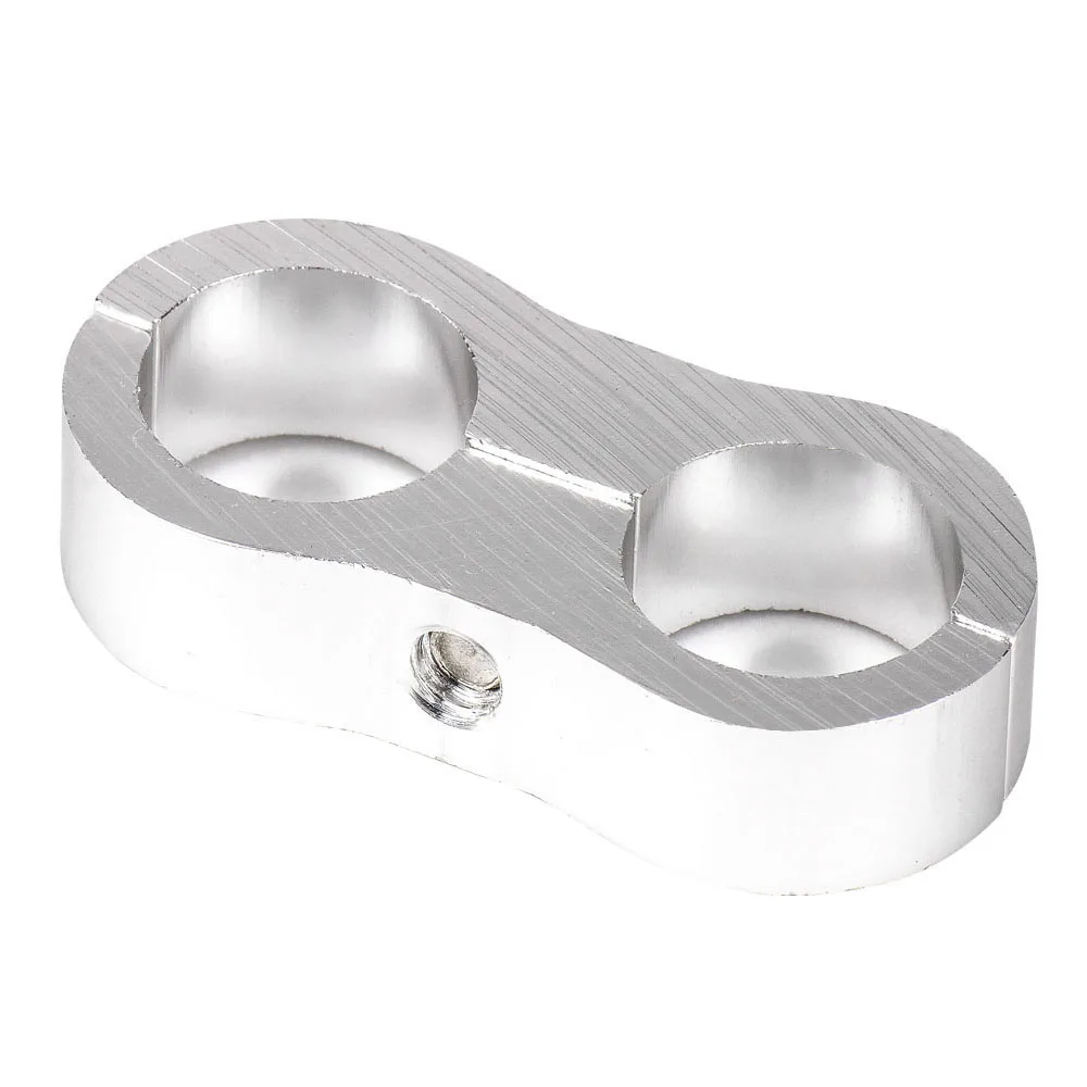 AN4 Silver RASTP-AN4 Алюминиевый шланг для масла, топлива, воды разделительный зажим разделитель линии RS-HR013-AN4 - Цвет: AN4 Silver