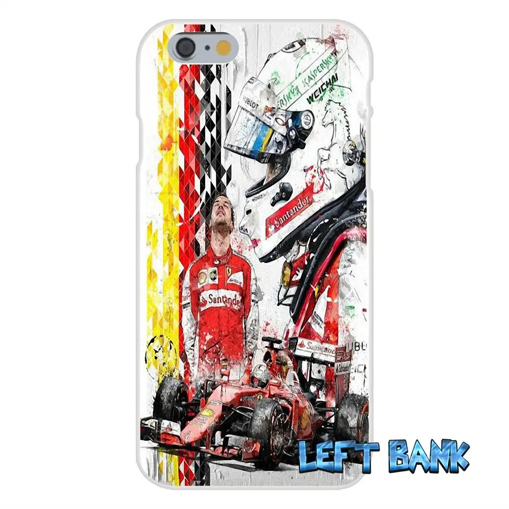 Для Samsung Galaxy A3 A5 A7 J1 J2 J3 J5 J7 2015 2016 2017 Sebastian Vettel Scuderia Ferrari Мягкий силиконовый чехол|case