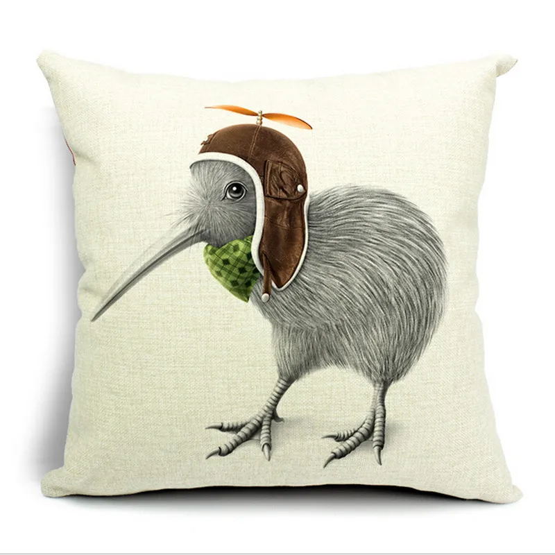 Высококачественный декоративный чехол для подушки с принтом киви 45*45 см|cushion