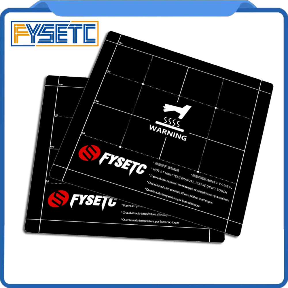 

2pcs 3D Printer Parts Heat Hot Bed Sticker 235x235mm Coordinate Printed Surface Build Sheet For ENDER-3 /3s Tevo Flash