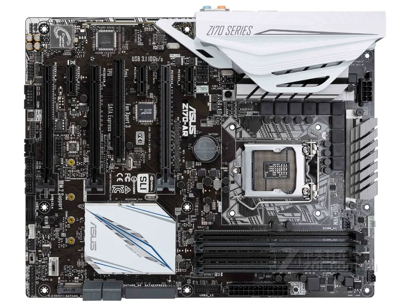 Оригинальная материнская плата для ASUS Z170-AR LGA 1151 DDR4 USB3.0 USB3.1 M.2 64GB Z170 настольная материнская плата