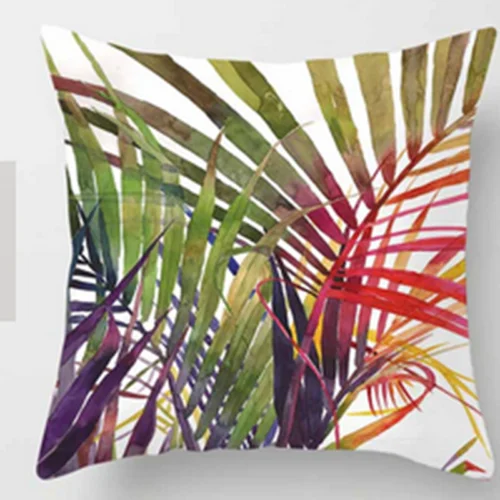 Винтажный чехол-наволочка из хлопка и льна в стиле ретро | Дом сад