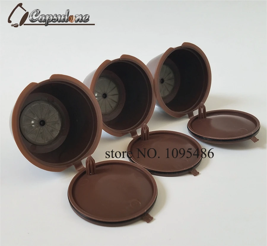 Фото 3 шт./упак. многоразовые капсулы, совместимые с Dolce Gusto coffee капсулы многоразового использования Capsule №2