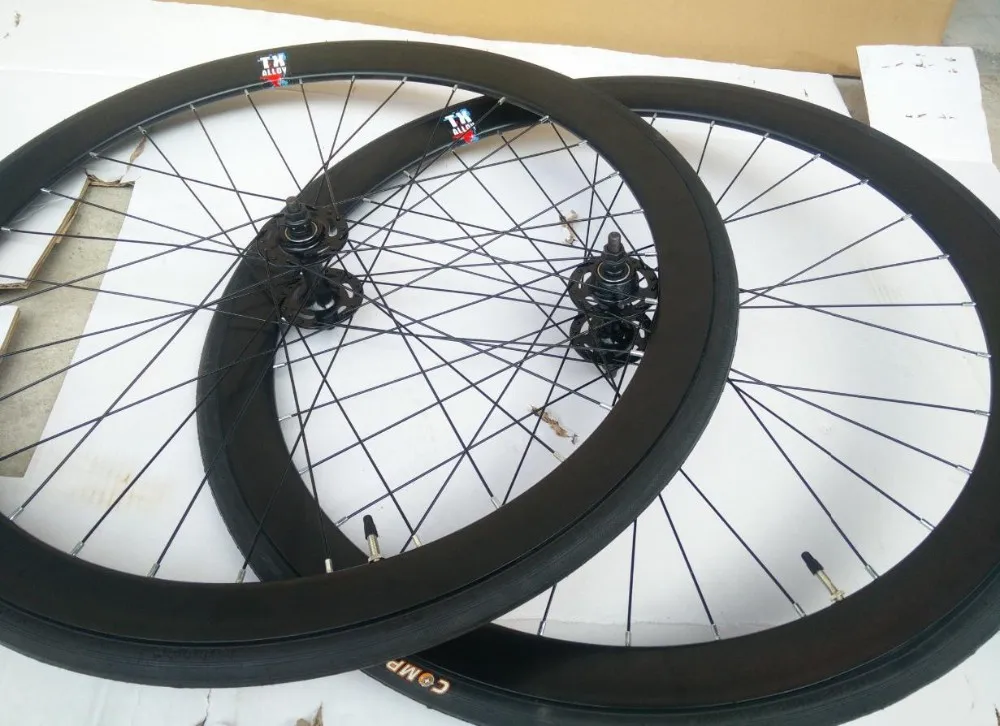 Алюминиевый велосипед часть 700C fixed gear колеса велосипеда, мяч концентраторы, 40 мм 700C* 23 шины fixed gear велосипедных колес