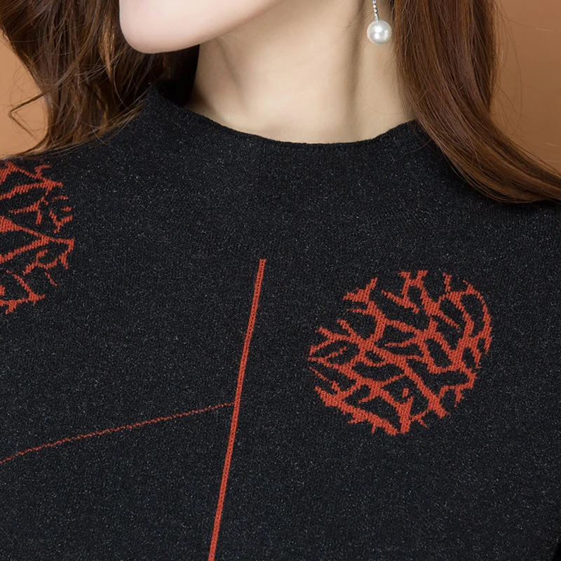 2XL Брендовое платье осенне зимнее женское новинка OL Commuter хит цветная линия и