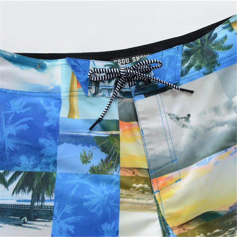 Мужские пляжные шорты Gsou летние для бега фитнеса серфинга | Спорт и развлечения