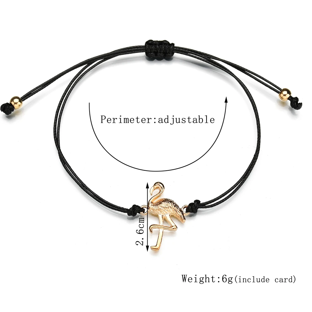 MissCyCy Модный золотой цвет Птица Шарм Браслеты для женские украшения 7 цветная