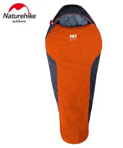 Naturehike 220*83 см портативный многофункциональный Сверхлегкий мини-нейлоновый спальный мешок в форме мумии для кемпинга и путешествий - Цвет: Orange