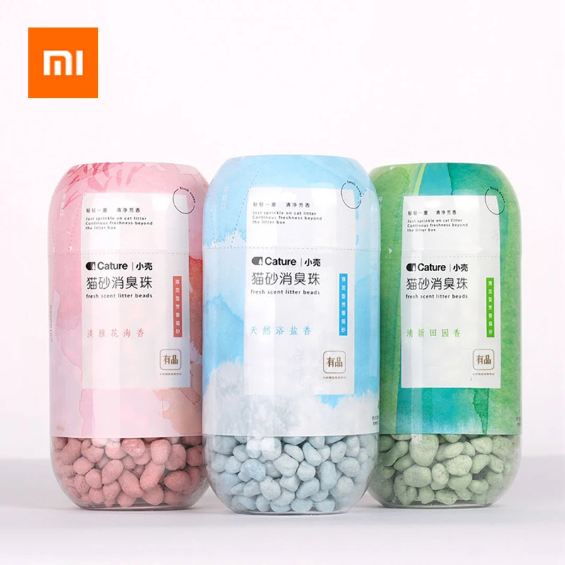 Дезодорирующие шарики для кошачьих туалетов Xiaomi Cature 450 мл дезодорирующий