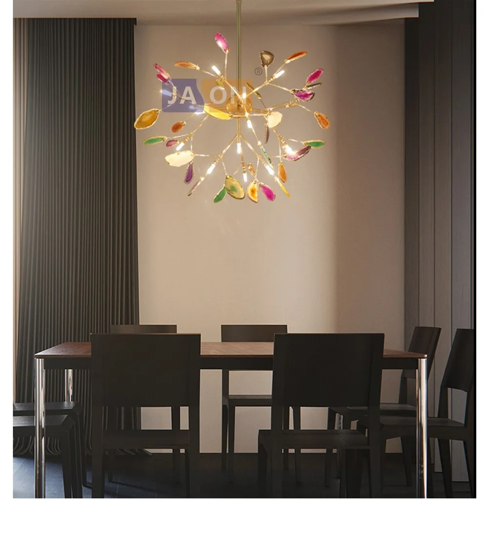 g4 led Нордик Железные Агат Сакура Firefly Светодиодные Лампы.Светодиодные Светильники Люстры Подвесные.Светильники Подвесные Светильники.Светильник Подвесной Светильник.Освещение Для Столовой,Фойе и Спальни