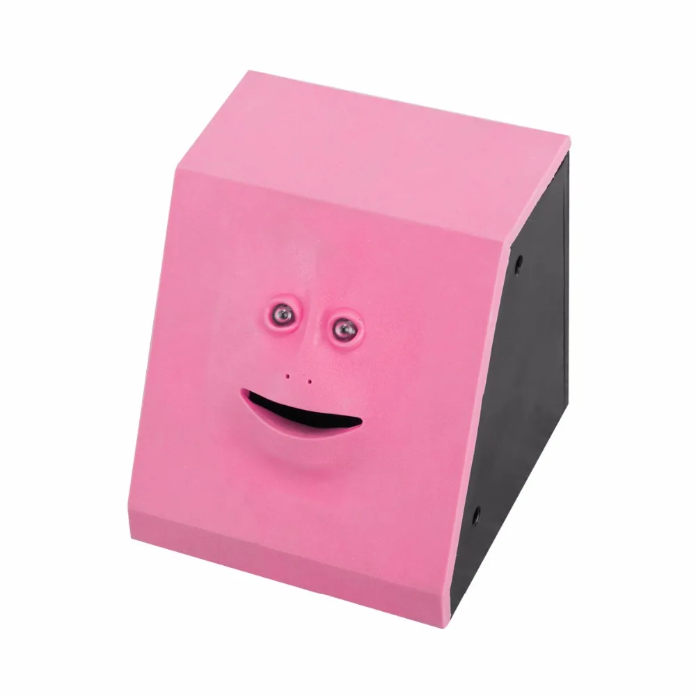 Face Money Eating Box Cute Facebank Piggy Bank Coins Coin Saving for Children Toys Gift Home Decoration | Дом и сад