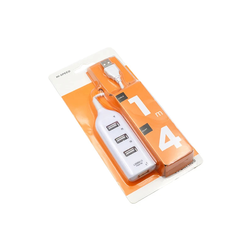 white Asunflower usb-хаб 2,0 4 порта Портативный USB мульти разветвитель удлинитель Кабель-адаптер для настольного ноутбука Xiaomi АКСЕССУАРЫ для Android - Цвет: white