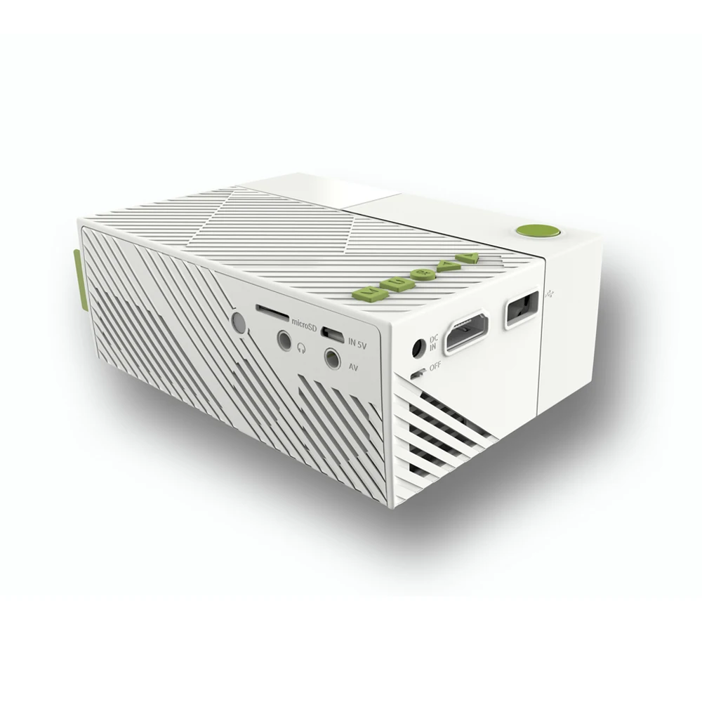 Gigxon G19 плюс Мини проектор видеопроектор карманный проектор LED 320*240 USB/SD/AV/HDMI для ТВ коробка игровой ноутбук PC слот для карт памяти