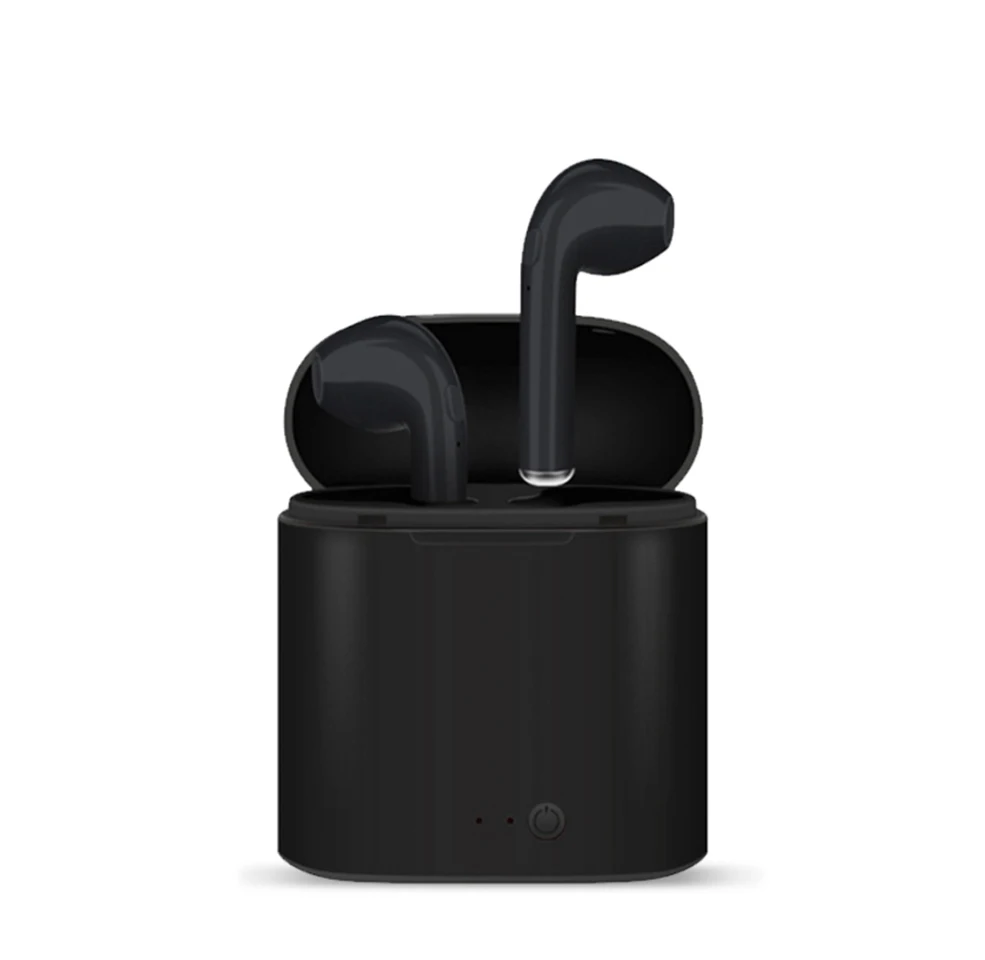 TWS i7S беспроводные наушники-вкладыши Bluetooth V5.0 гарнитура музыкальные наушники-вкладыши с зарядкой для iPhone Xiaomi всех смартфонов