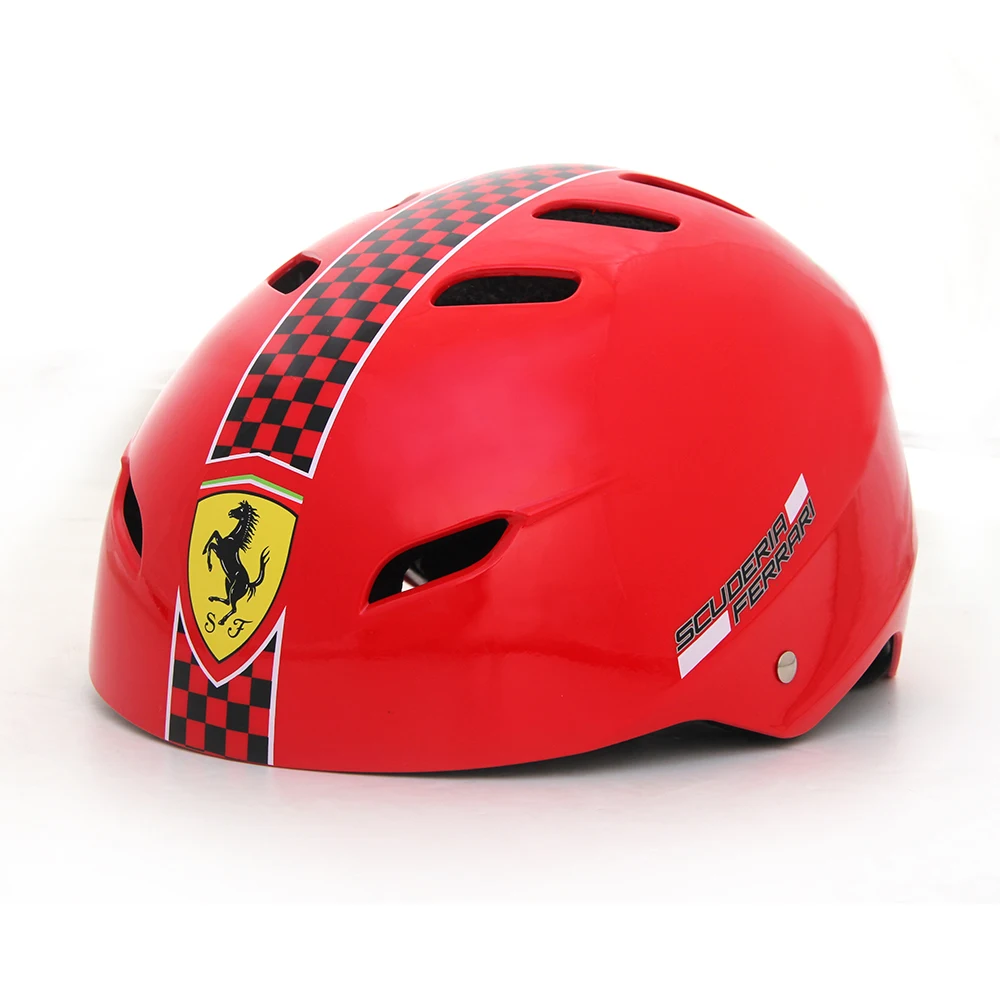 Ferrari Сверхлегкий детский спортивный шлем, детская защита головы, открытый велосипедный шлем для подростков, для мальчиков и девочек