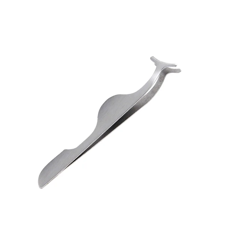 Поддельный Пинцет для ресниц аппликатор из нержавеющей стали удаления зажимов