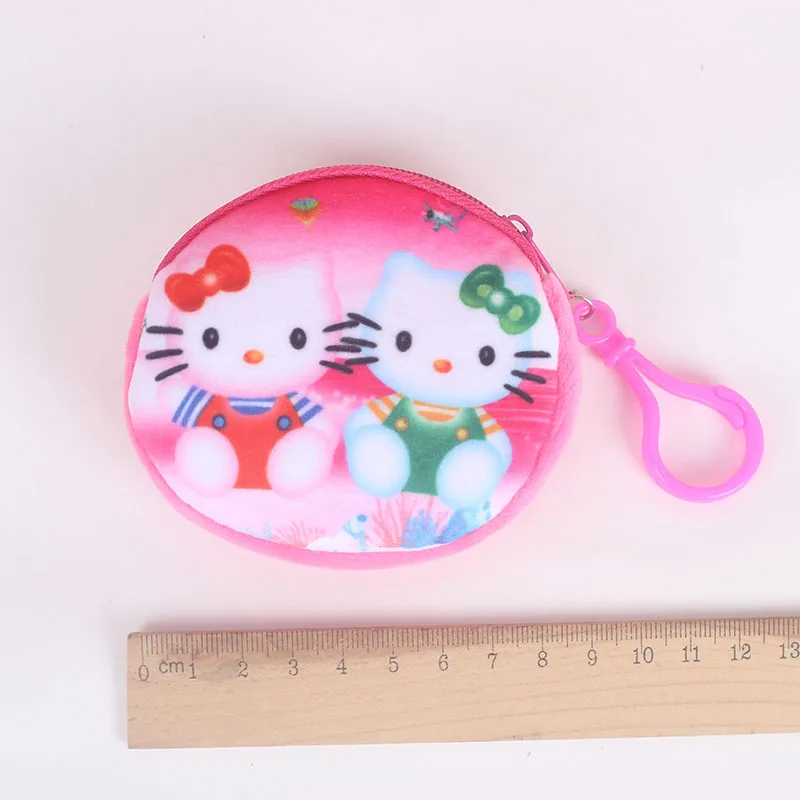 Новинка Kawaii мультфильм София первый детский плюшевый Кошелек для монет кошелек на молнии кошелек для девочек и женщин подарок с брелоком