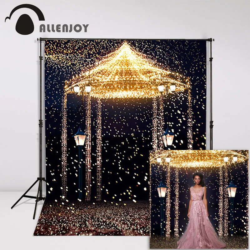 Allenjoy 5ftx7ft Свадебная фотостудия фон фотографии фон звезда основные романтические эстетические фейерверк замок на заказ