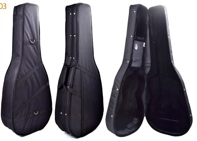 guitar with case Высокий Глянец твердой древесины электро классический гитара чехол 39 дюймов - Цвет: guitar with case