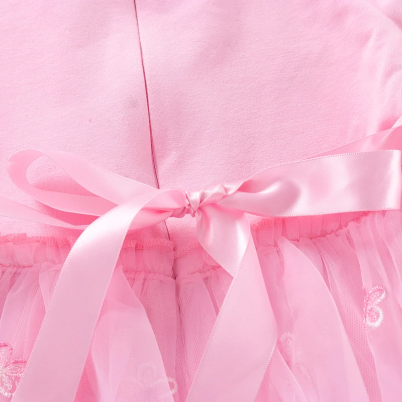 

RlyaeizSpring Autumn Baby Girl Dress Turn-Down Collar Lace Embroidery Flower Princess Dress Children Vestido Party Dress Clothes