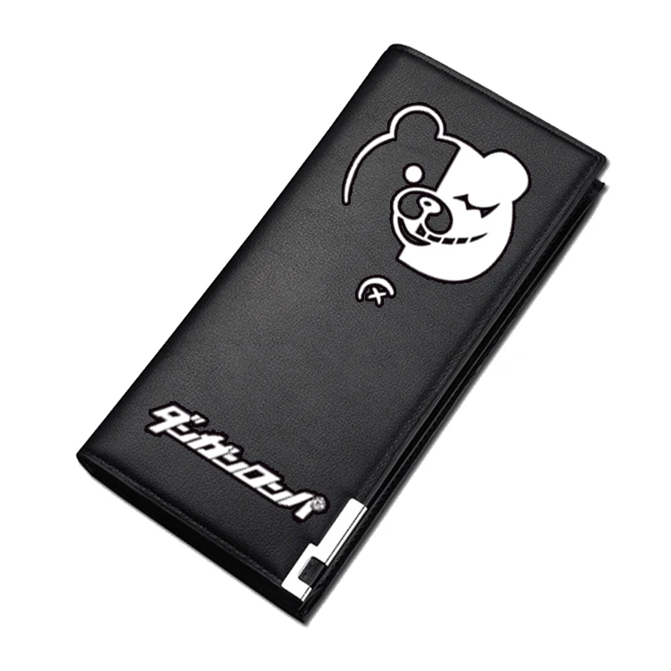 4 Новинка Danganronpa: триггер счастливый хаос принт Женский Длинный кошелек Kawaii недорогой кошелек для мелочи Monokuma короткий кошелек ID держатель для карт - Цвет: 4
