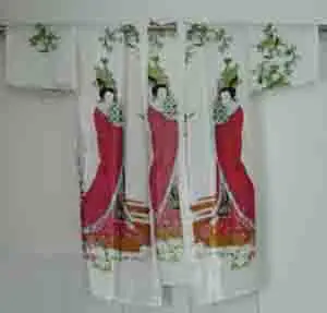 Новое поступление Модный золотой китайский женский шелковый халат из вискозы