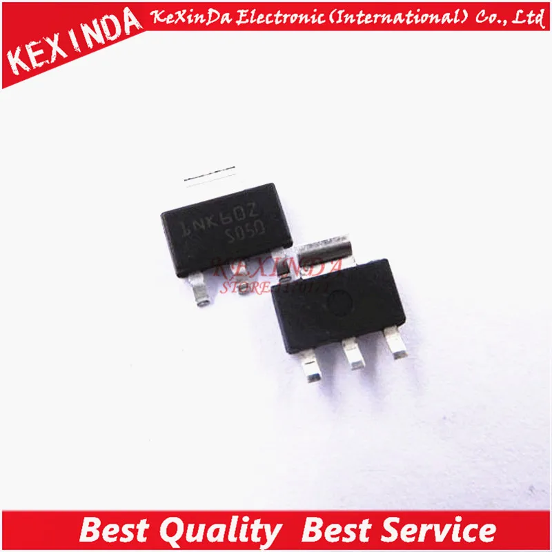 1NK60Z STN1NK60Z 1A 600V SOT-223 100 шт./лот Бесплатная доставка | Электронные компоненты и
