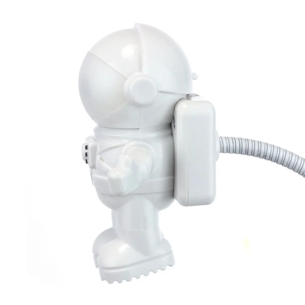 New Astronaut космонавта светодиодный ночник гибкий Регулируемый свет USB для