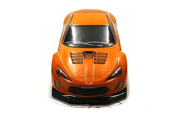 Ewellselling 1/10 ПВХ Окрашенный корпус для 1:10 гоночного автомобиля на радиоуправлении