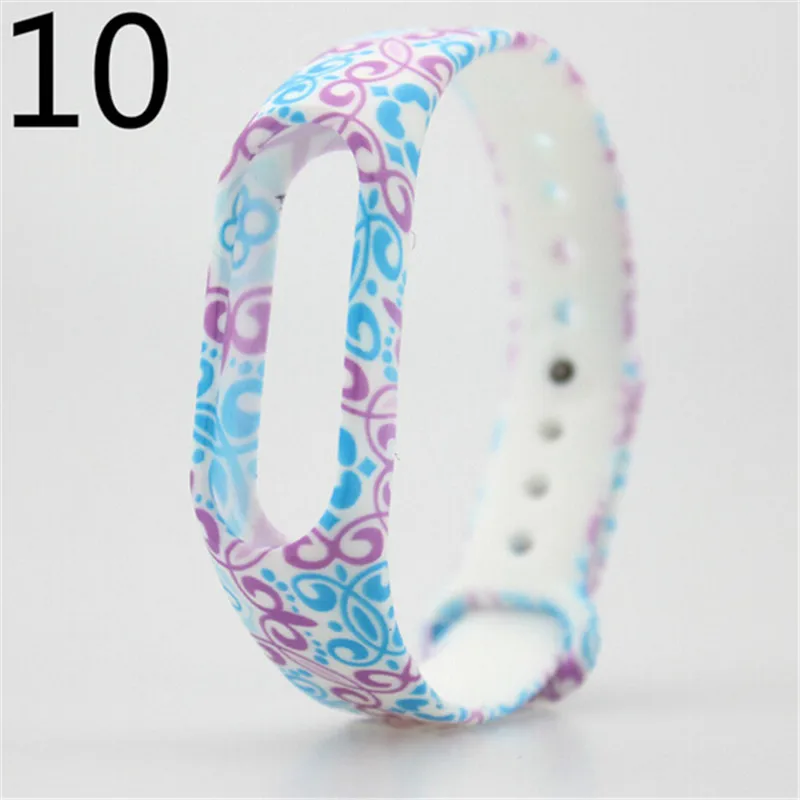 Новинка, 1 шт. сменный ремешок для mi Band 2, браслет для Xiao mi, ремешок для Xiao mi Band 2, сменный Браслет - Цвет: 10