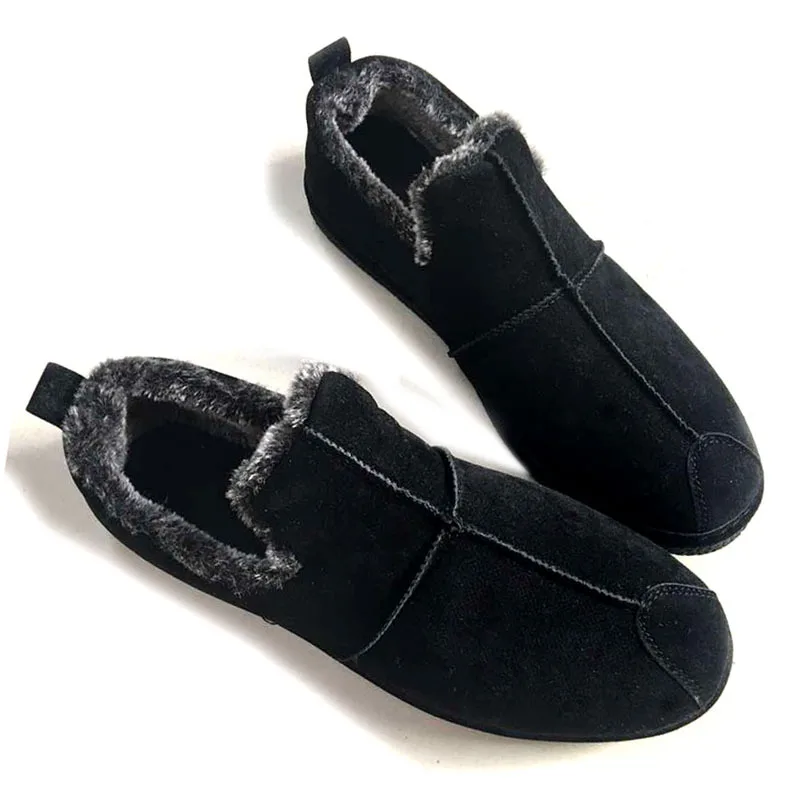 Mingpinstyle 2018 Winter New Men's Casual Shoes Keep Warm Cotton Slip-on Youth Men | Обувь