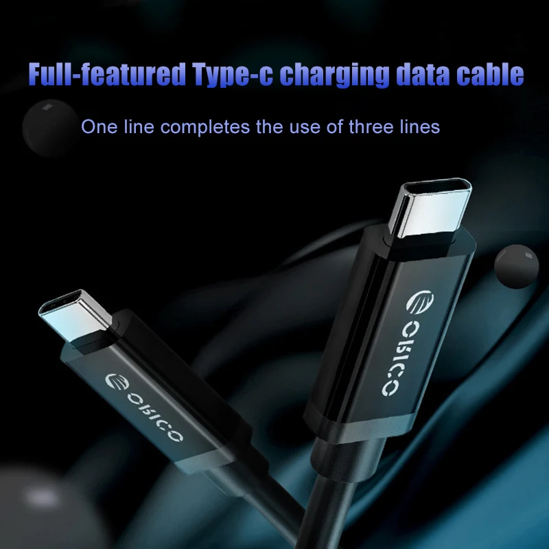 1 шт. 2 в кабель для передачи данных Type C на USB 3 Gen2 зарядный шнур м EM88|Кабели данных| |