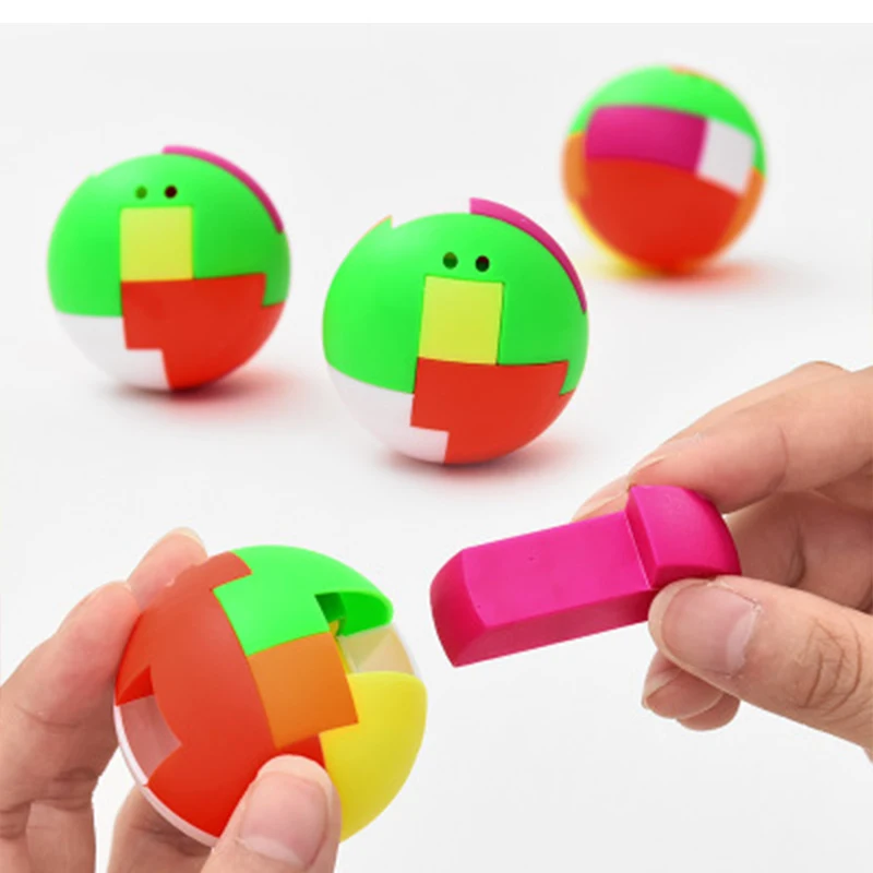 Детские развивающие игрушки для детей 3D пазл шар волшебный мозг строительная