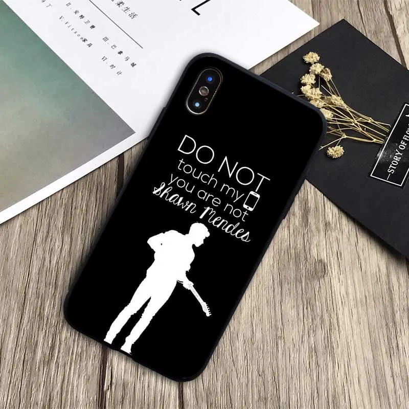 Pop singer Шон Мендес Magcon 98 черный мягкий силиконовый чехол для телефона iPhone 6 6plus 7 8plus 5