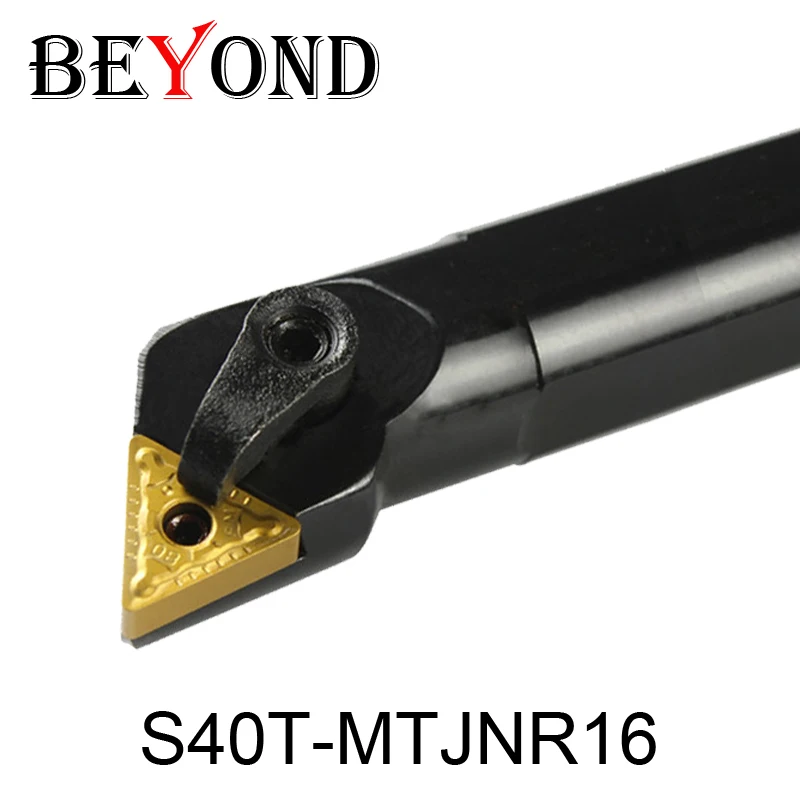 

BEYOND 40 мм MTJNR MTJNL S40T-MTJNR16 S40T-MTJNL16 Токарный резак Инструменты Внутренний токарный держатель инструмента Расточная оправка Твердосплавные встав...
