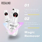 ROSALIND Гель-лак для ногтей магический удалитель для маникюра быстрая очистка в течение 2-3 минут УФ-гель для ногтей удаляет базовый верхний слой