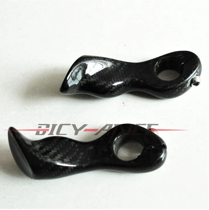 

Small Auxiliary Handlebar Mountain road bicycle bike full carbon fibre fiber Auxiliary handlebar bar ends end BE0C01