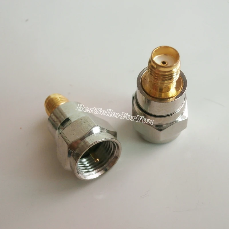 1 шт. адаптер F ТВ штекер к SMA гнездо РФ разъем авто радио антенна|plug adapter connector|plug