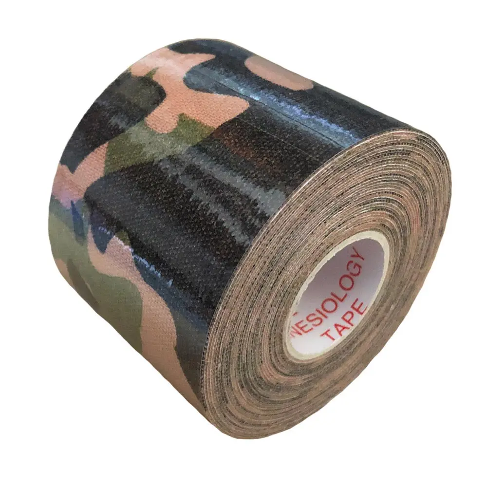 Green camouflage 2 размера эластичная кинезиологическая лента Спортивная мышечная лента повязка уход кинезиологическая лента для первой помощи мышечная травма спортивная лента - Цвет: Green camouflage