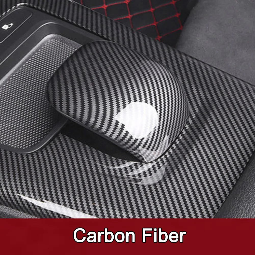 Carbon Fiber Для Mercedes Benz A класс W177 V177 A180 A200 A220 A250 Автомобиль Центральной Консоли Панель подлокотник защиты оболочки накладка наклейки - Название цвета: Carbon Fiber