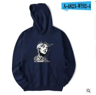 Оранжевый Розовые толстовки мужские Lil Peep Cry Baby Rapper мужские толстовки пуловер с капюшоном Повседневный женский спортивный костюм осенние толстовки пальто бренды - Цвет: Оранжевый
