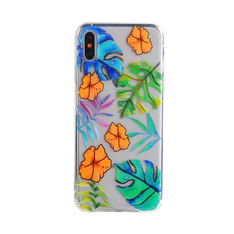 colorful world lucency Gold Foil Bling Phone Case For iPhone X XS Max XR Soft IMD Cover 7 8 6 6s Plus Glitter |