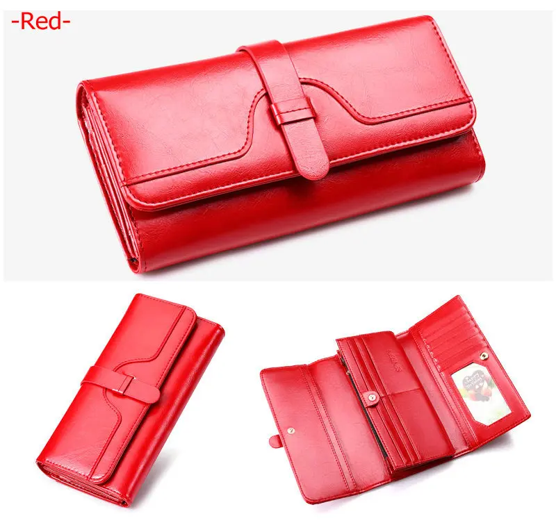 SENDEFN качество кожи коровы Для женщин кошельки клатч деньги держателей кредитных