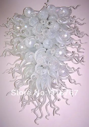 

C188 White Glass Chandelier Light Home Decoration