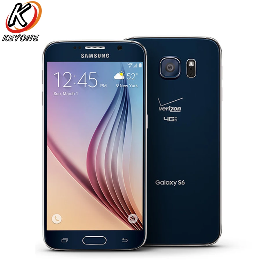 Оригинальный Verizon версия samsung Galaxy S6 G920V 4G LTE мобильный телефон Octa Core 5 1
